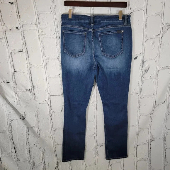 Jen7 Womens 10 Stretch Skinny Jeans Dark Wash‎ High Rise Casual Denim Daily - Picture 4 of 6